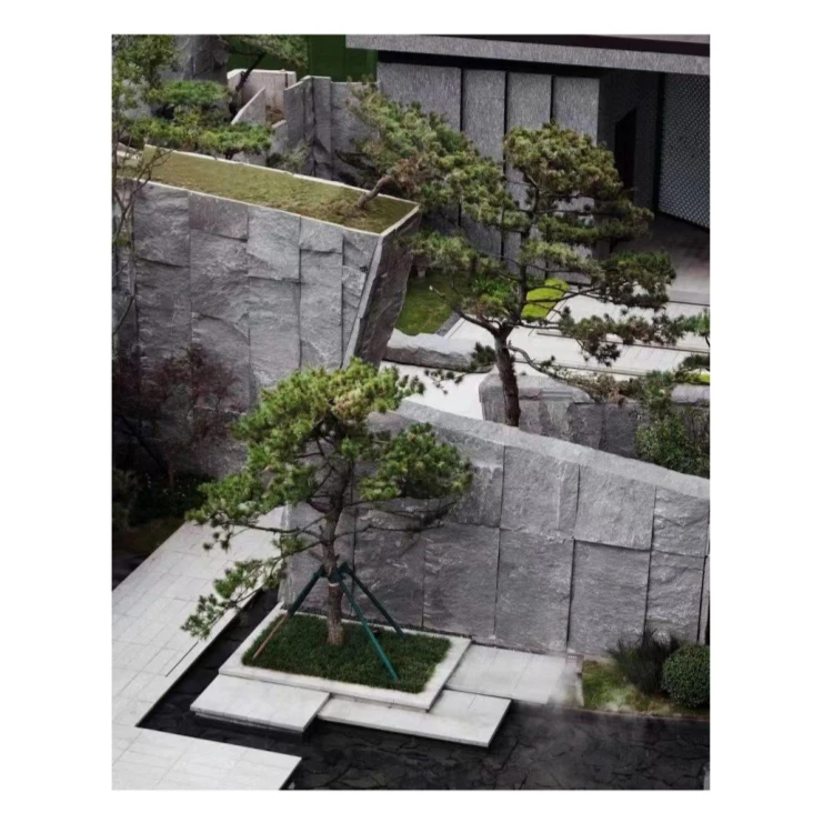application of polyurethane faux stone panel 1